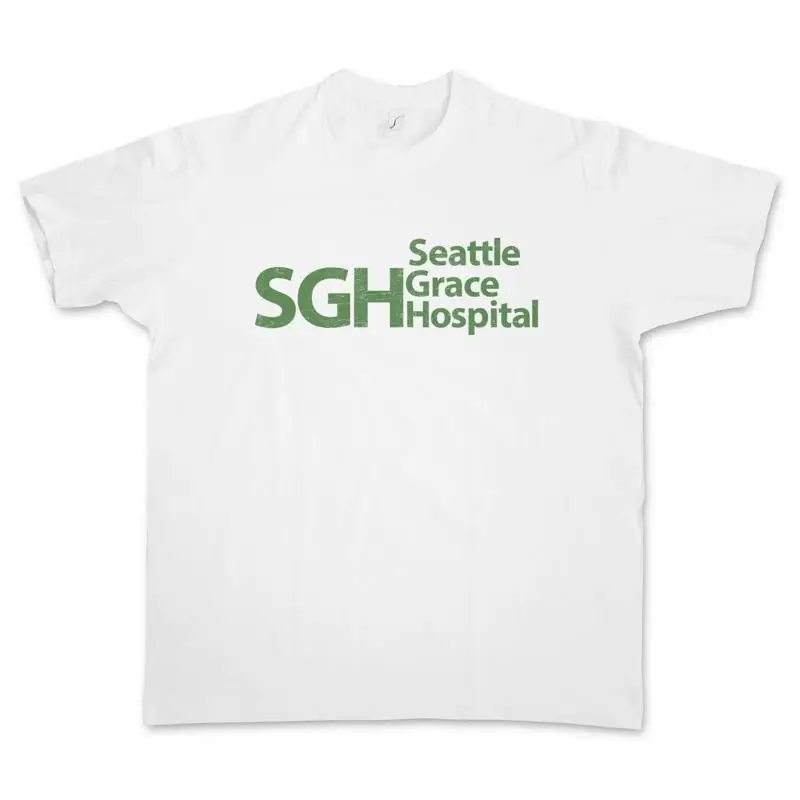 

SEATTLE GRACE HOSPITAL T SHIRT SGH Anatomy Logo ER Room Symbol Emergency