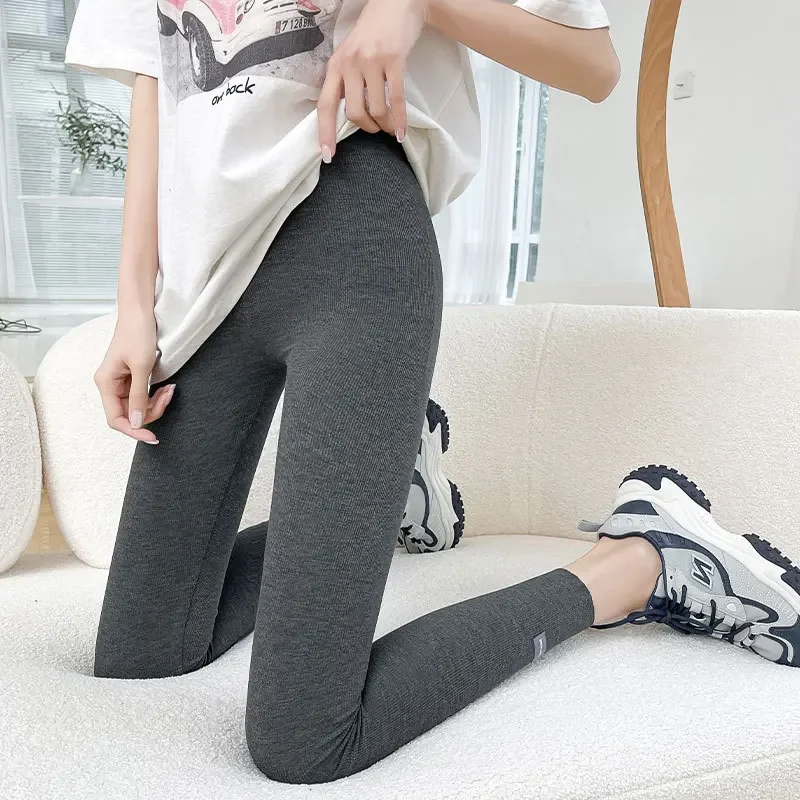 Leggings ไม่มีรอยต่อสำหรับฟิตเนสไนลอนสูงเอวยาวกางเกงกีฬา Energy กางเกงขายาวยืดได้ Gym สาวควบคุมขา