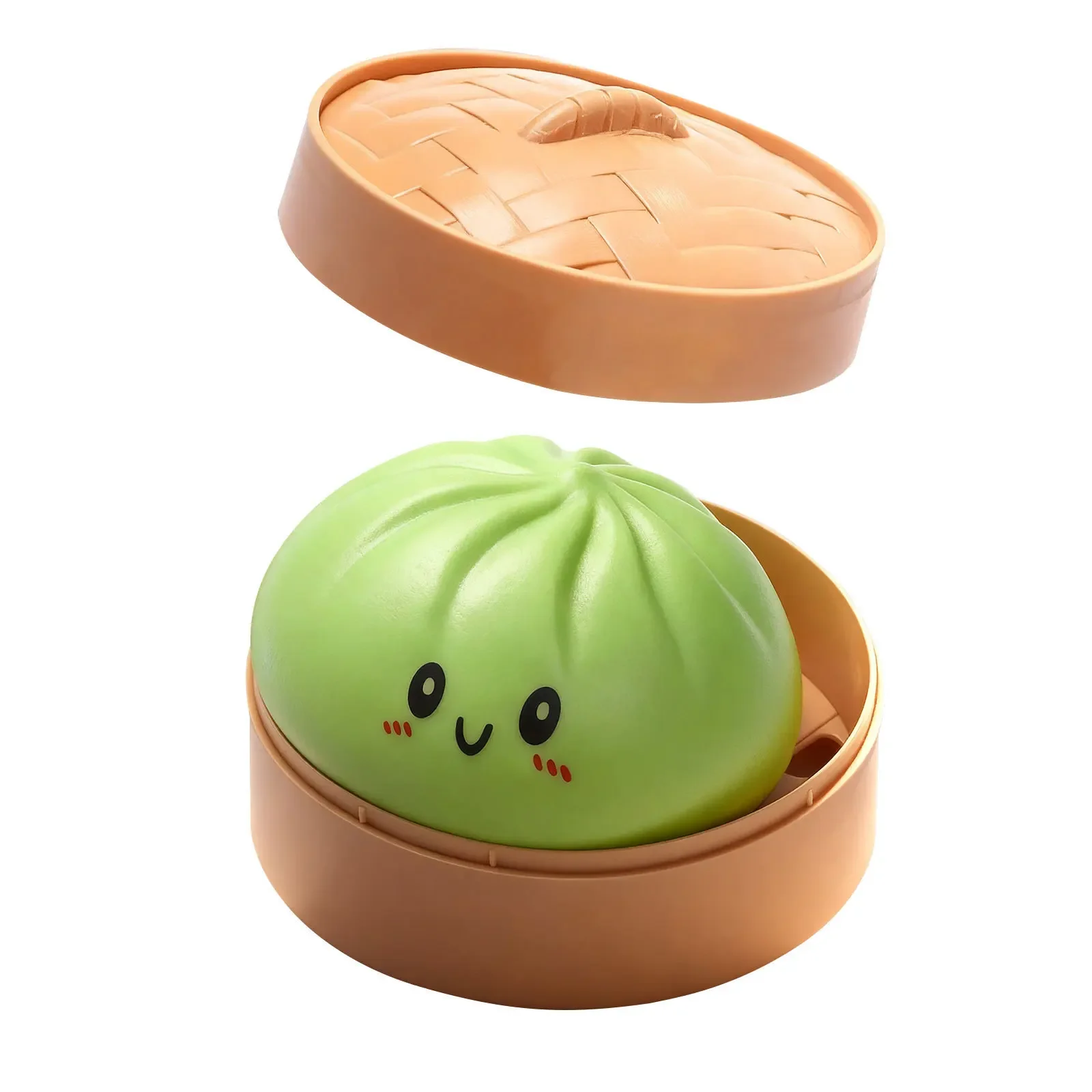 New Glitter Dumpling Glitter Dumpling Squishy with Box Dumplings Sensory Squeeze Toy for Stress Relief image 3
