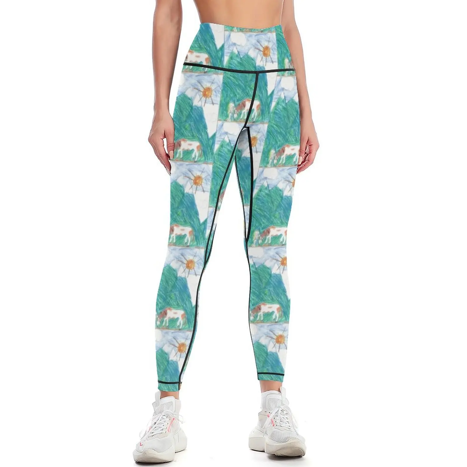 

The Horse Whisperer Leggings Pants sport gym sportswear woman sporty woman push up sport set Womens Leggings