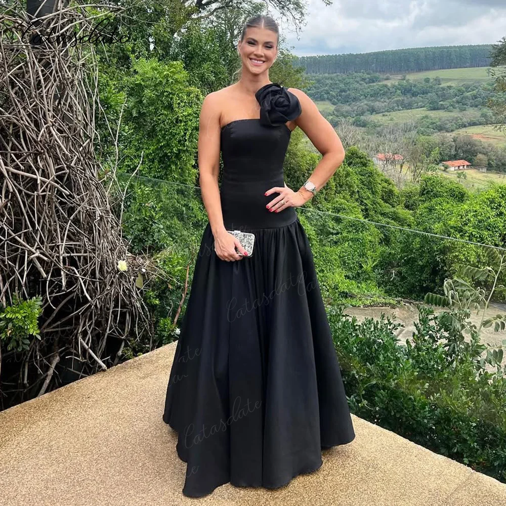 

Catasdate A Line Evening Dress One Shoulder Party Dresses Special Occasions Dress for Women vestidos de fiesta Customized