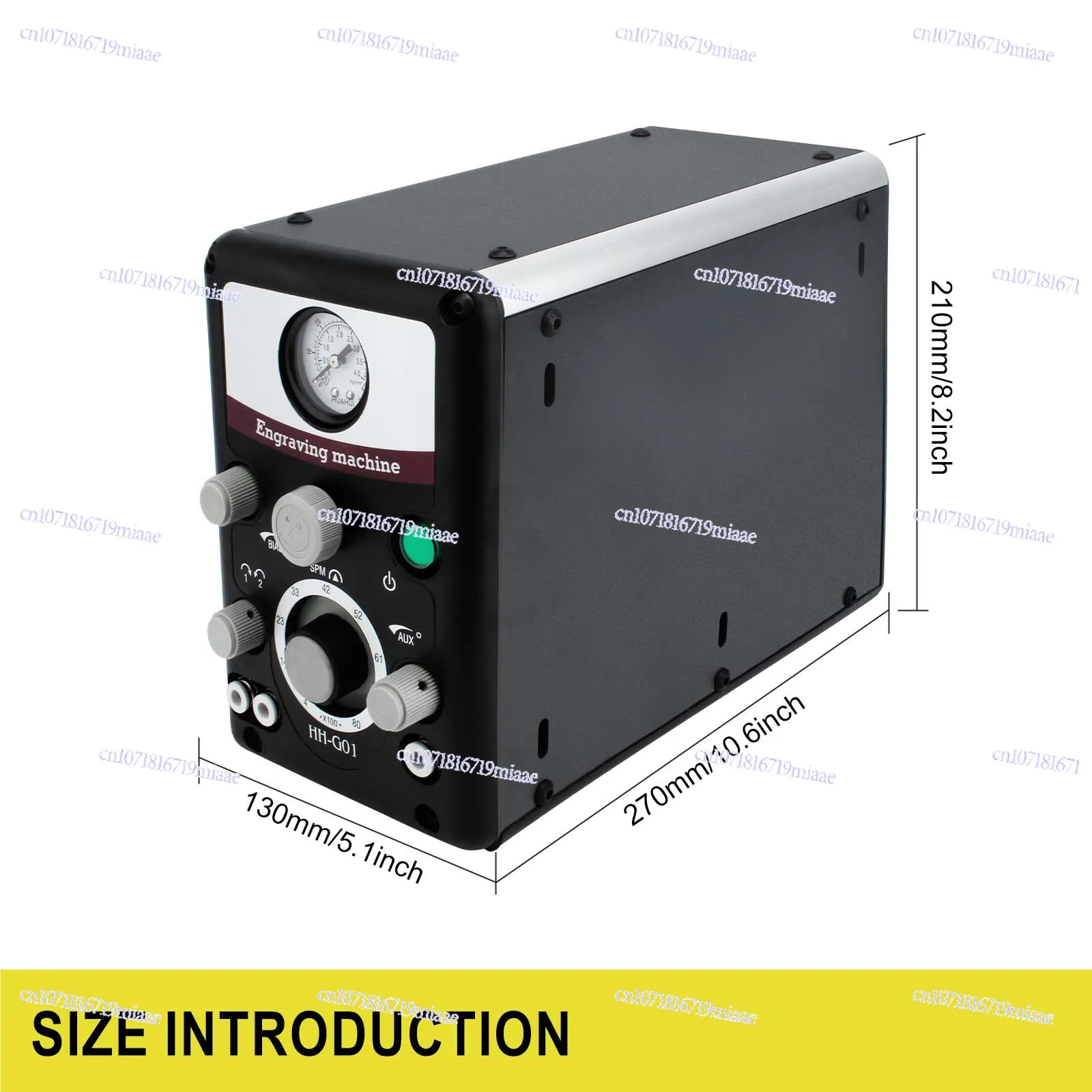 Pneumatic Jewelry Engraving Machine 110V/220V Manual 400-8000 Rpm/carving Knife Mobile Phone Double Head Miniature Permanent