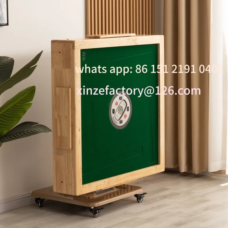 Customizable solid mahjong machine Automatic folding mahjong table Dual-purpose electric bass household mahjong machine