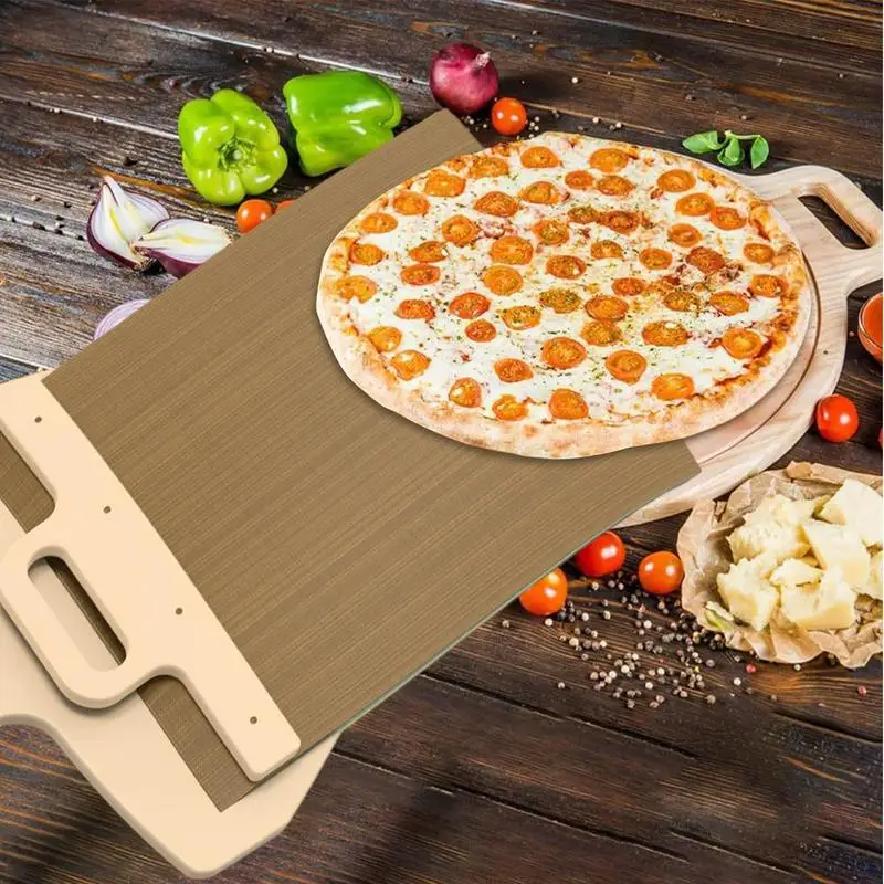 

New Sliding Pizza Peel Sliding Pizza Non-stick Peel Kitchen Baking Tool Perfect Pizza Transfr Shovel Kitchen Pizza Toll For Cake