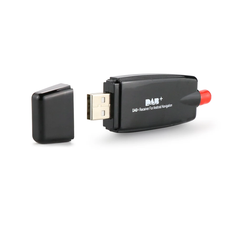 Kit per auto Audio digitale DAB + Box Ricevitore USB Antenna Adattatore DAB ampio per autoradio Android Lettore multimediale GPS