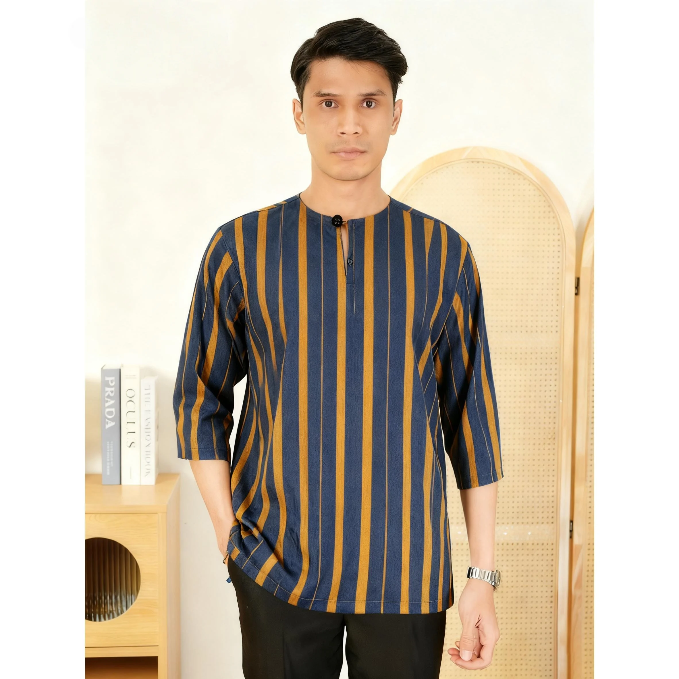 تي شيرت إسلامي بأكمام قصيرة عباية أمان جوبا باكستان مسلم المملكة العربية السعودية جلابة روبا أرابي دي كاميسا رجالي Muçulmano #2