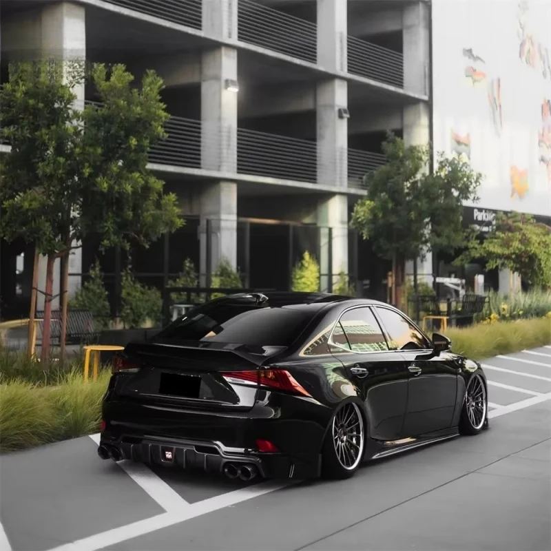 Practical R Style Carbon Rear Diffuser Bumper Lip Body Kit IS200T IS250 IS300 IS350 Bolt Sport Universal Fit Car Guard