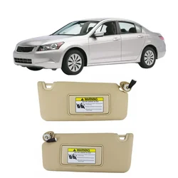 Sun Visor  For Honda Accord 2008-2017 Driver Side Passenger Side Beige Grey Left Side Right Side 83280TA0A51ZA 83280TA5A51ZA