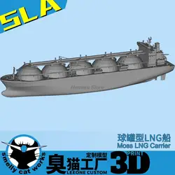 Spherical Tank Type LNG Carrier 1/2000/1250/700 Resin 3D Printed Ship Model Ship Toy Model Assembled Homemade Hobby