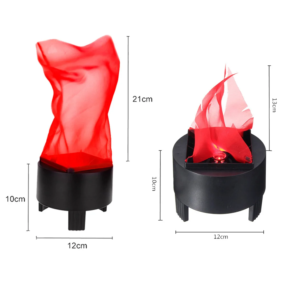 Imagem -02 - Simulação 3d Flickering Flame Light Lâmpada de Fogo Falsa para Halloween Decoração de Festa de Natal ue Eua au uk Plug ac 100240v