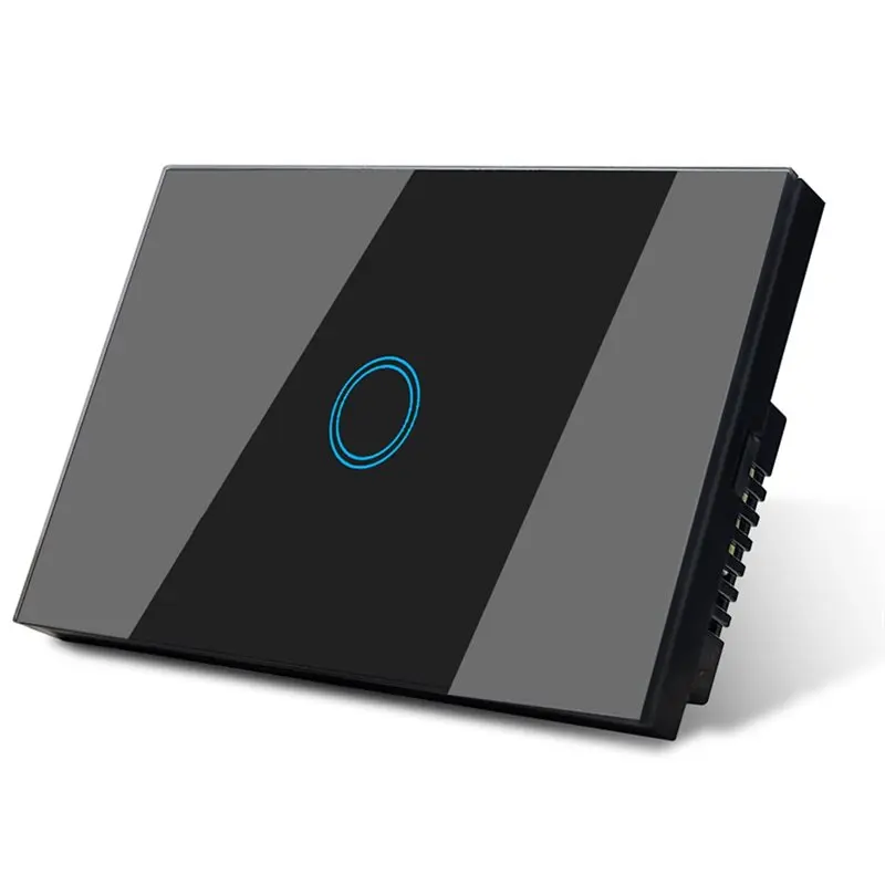 

AT19-Wifi Умный настенный выключатель света Стеклянные сенсорные выключатели питания Беспроводной голосовой пульт дистанционного управления от Tuya Alexa Google Home