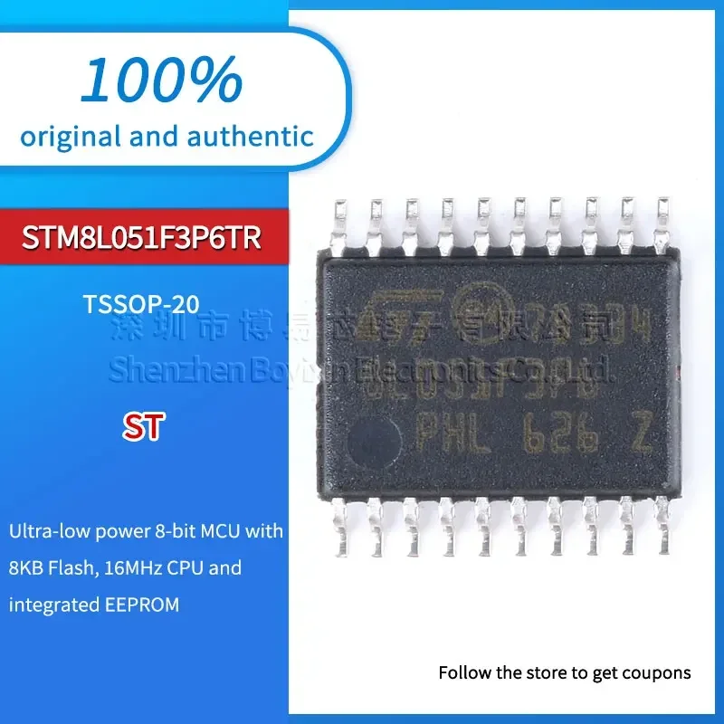 Brand new original genuine STM8L051F3P6TR STM8L051F3P6 TSSOP-20