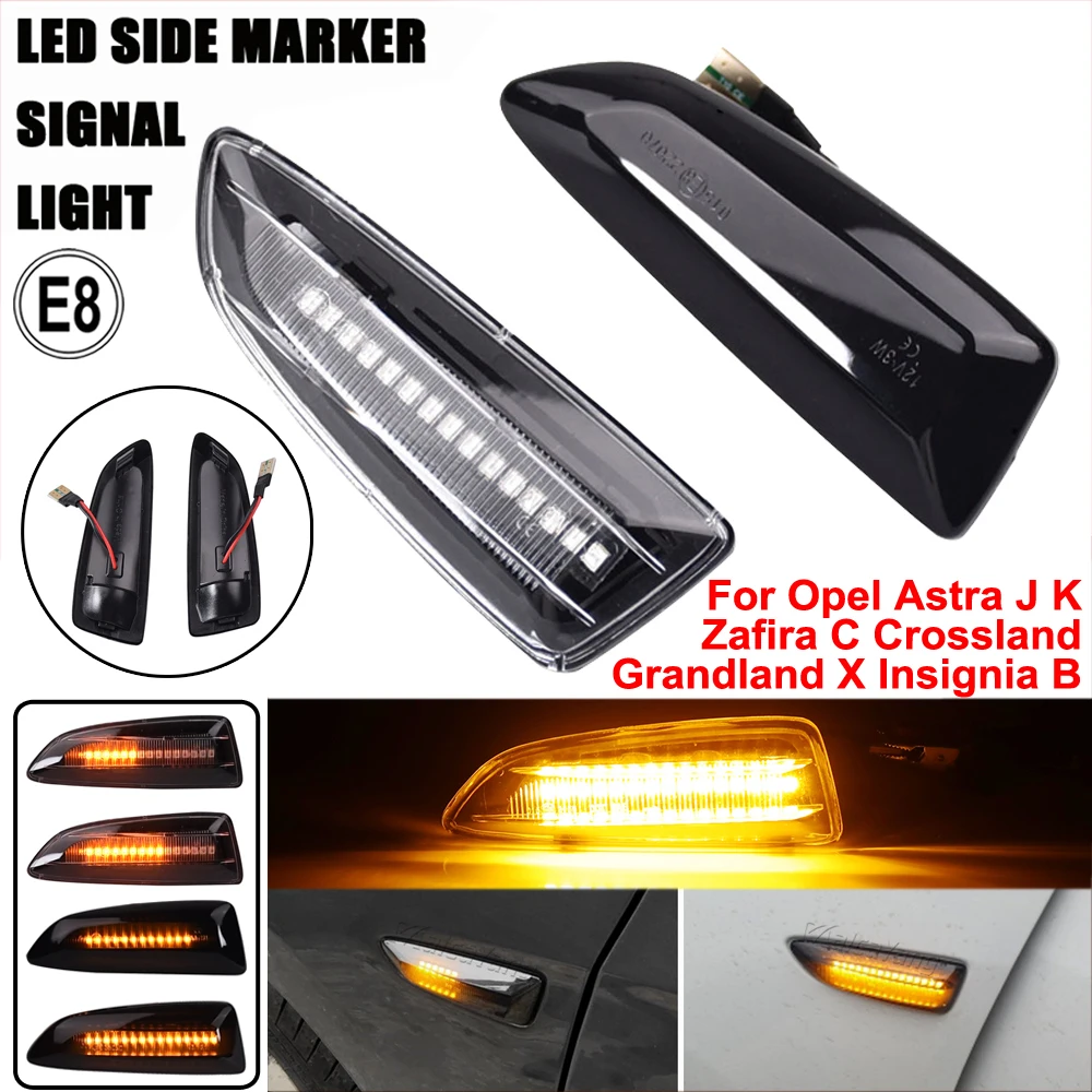 Sıralı Flaşör LED Yan Sinyal Lambası Opel Zafira Tourer Insignia