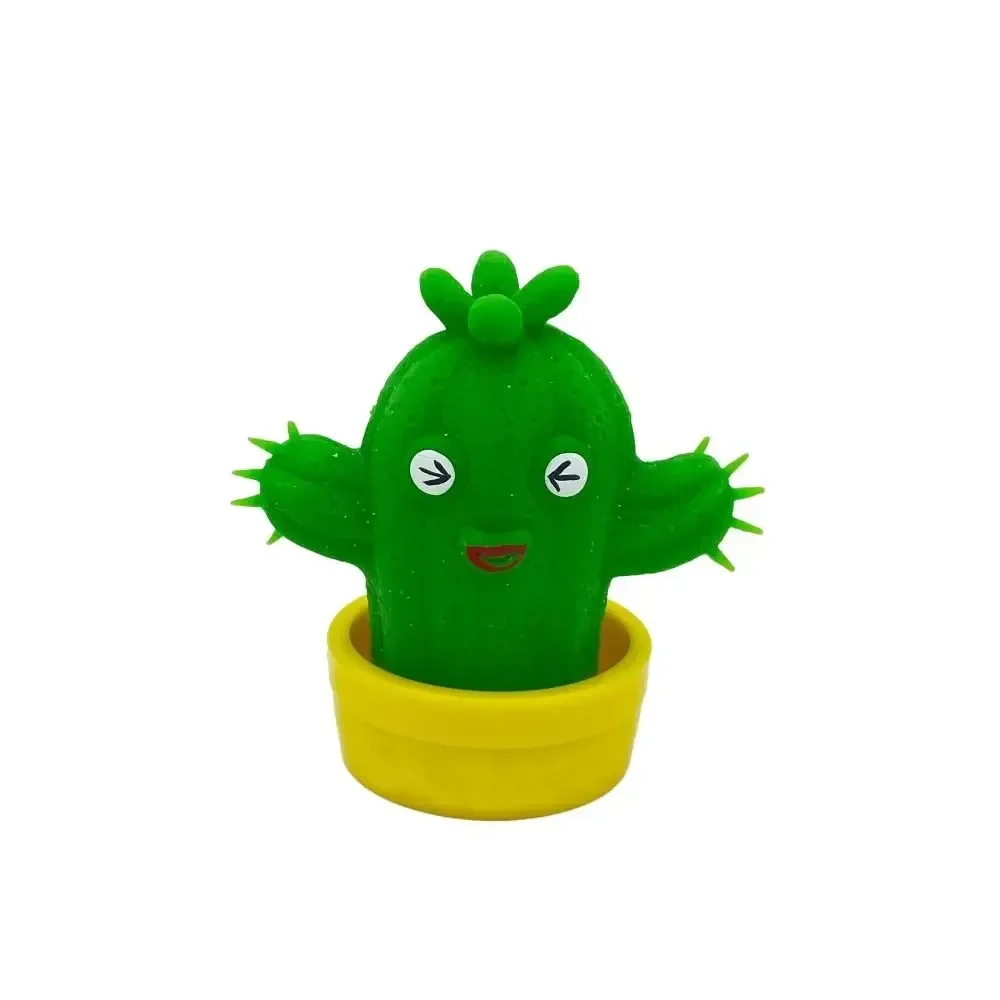 Funny Gift Cactus Pinch Toys Stress-relieving Slow Rebound Cute Squeeze-Toys Soft Lovely Prank Simulated Plants Toy for Children