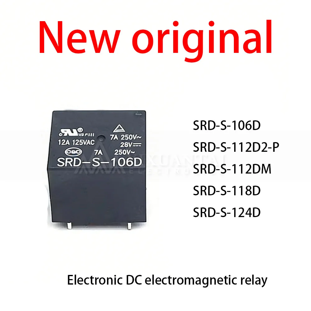 

10 Pcs/Lot New original SRD-S-106D SRD-S-112D2-P SRD-S-112DM SRD-S-118D SRD-S-124D Electronic DC electromagnetic relay