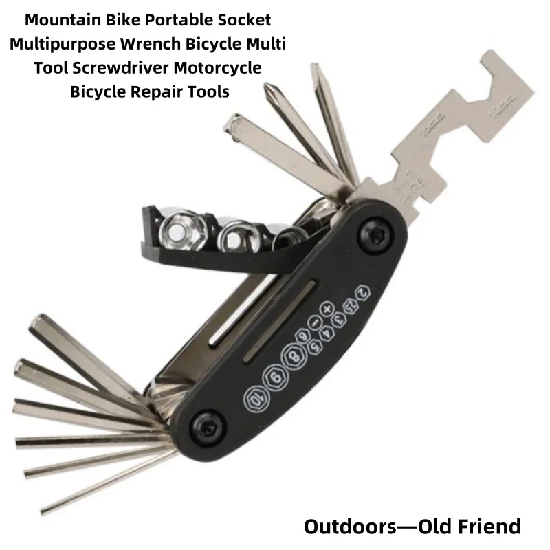 

New Multifunction Bicycle Repairing Set Bike Bike Repair Tool Kit Wrench Screwdriver Chain Hex Spoke Mountain Cycling Tools