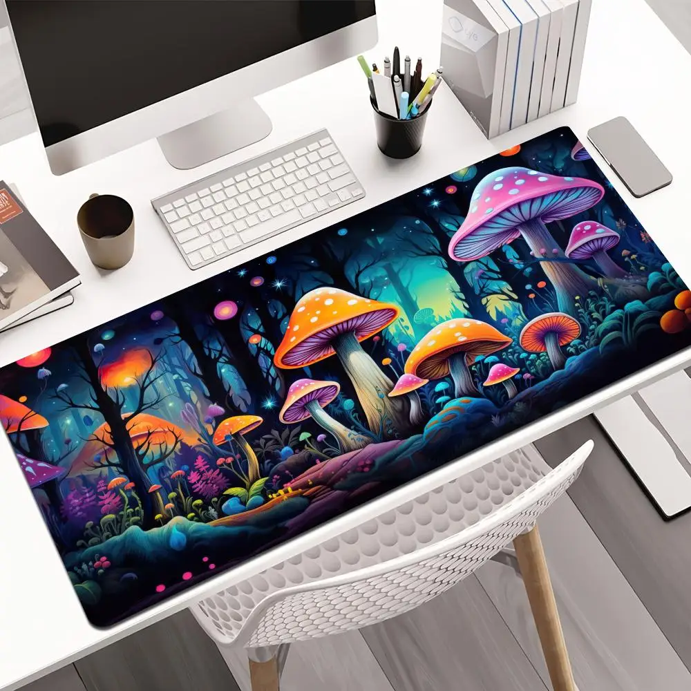 

Giant cartoon mushroom pattern mouse pad rubber anti-slip Desk Mat gaming mats pc accessories keypad mousepad water-washable