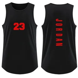 Men's wicks breathable vest short sleeve outdoor athletes basketball fitness training quick-drying top sportswear summer