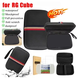 Storage Bag Waterproof Portable Carrying Case Shockproof Protective Travel Case for RG Cube Retro Handheld Game Console