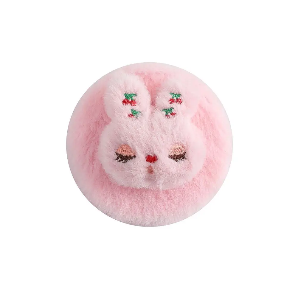 Miroir cosmétique en peluche de dessin animé mignon, miroir en spanMirror créatif, miroir de maquillage pliant à main, miroir de voyage