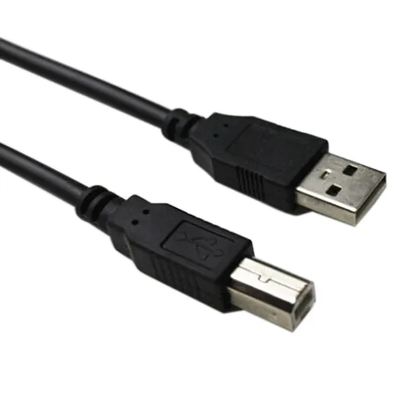 

Кабель USB 2.0 для принтера, 1.5 м, Type A - Type B, высокоскоростной, 480 Мбит/с, полностью совместимый, Plug and Play, черный, экранированный, EMI/RFI-защита