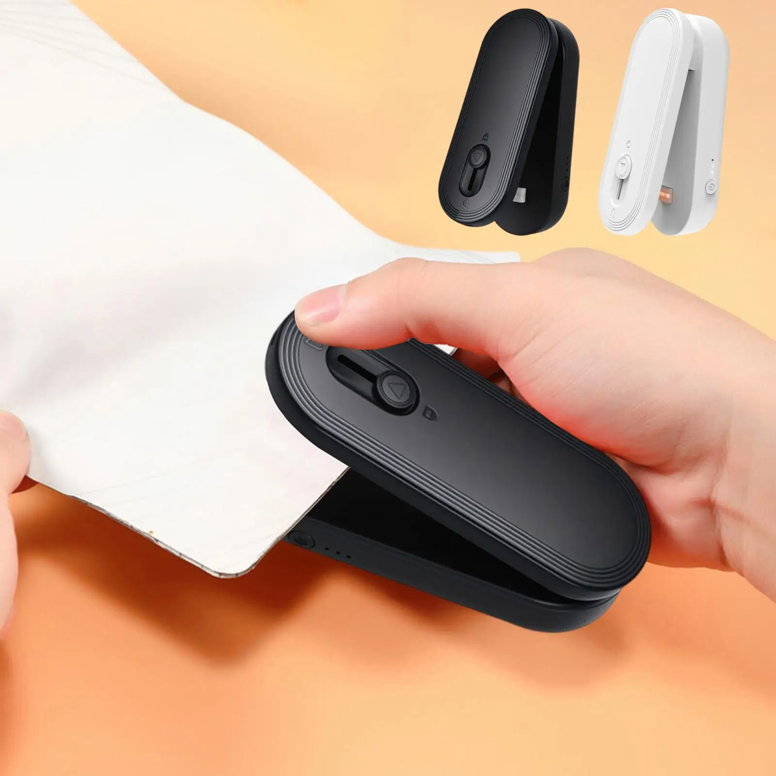 

Bag Sealer Mini Fruit Storage Tool USB Rechargeable Small Bag Sealer Cutter For Home Meal Prep Leftover Camping Meat Snack