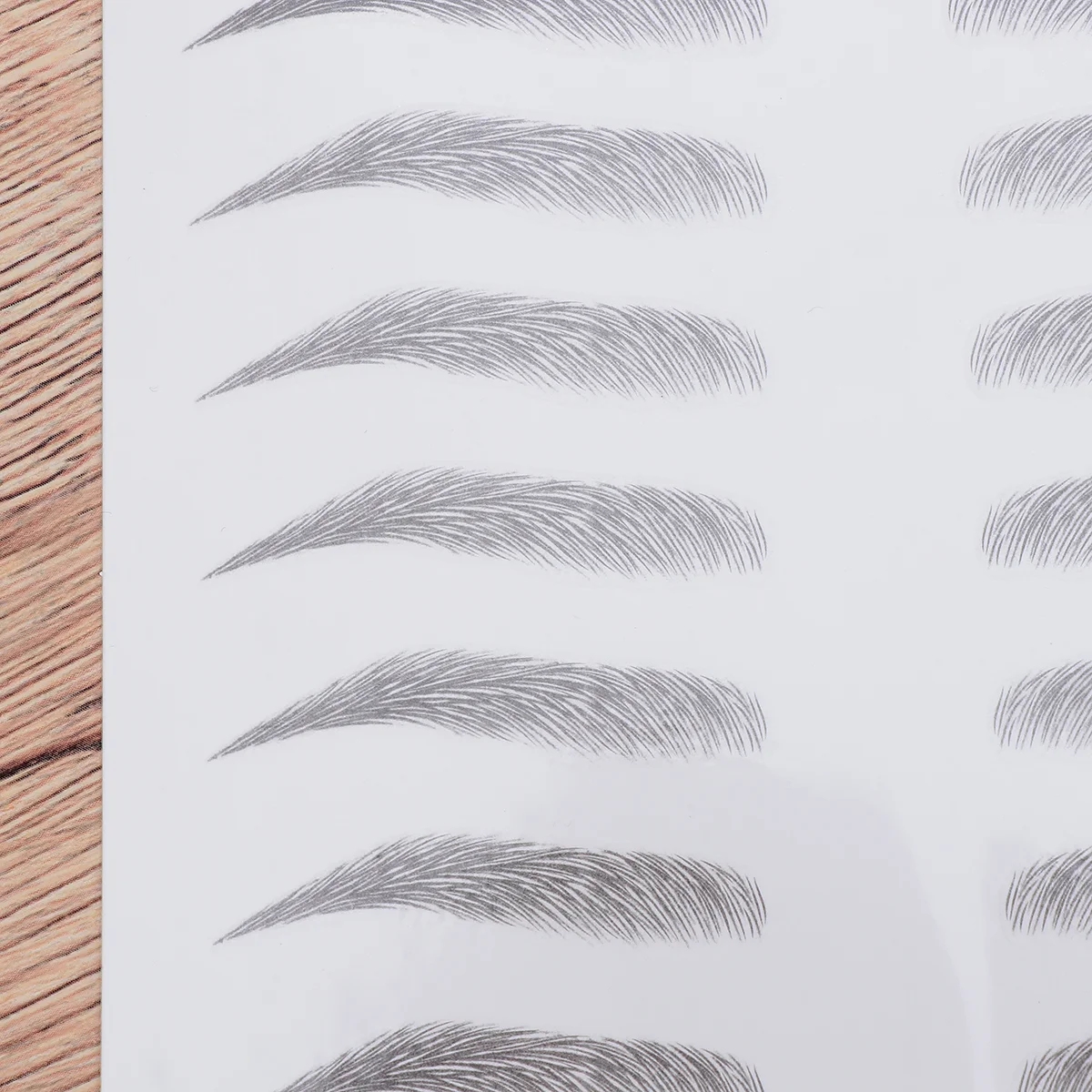 2 Pcs Sticker Eyebrow Trimming 3d Stickers Miss Woman Hair Like Eyebrows Ze002 Natural Transfer Tool