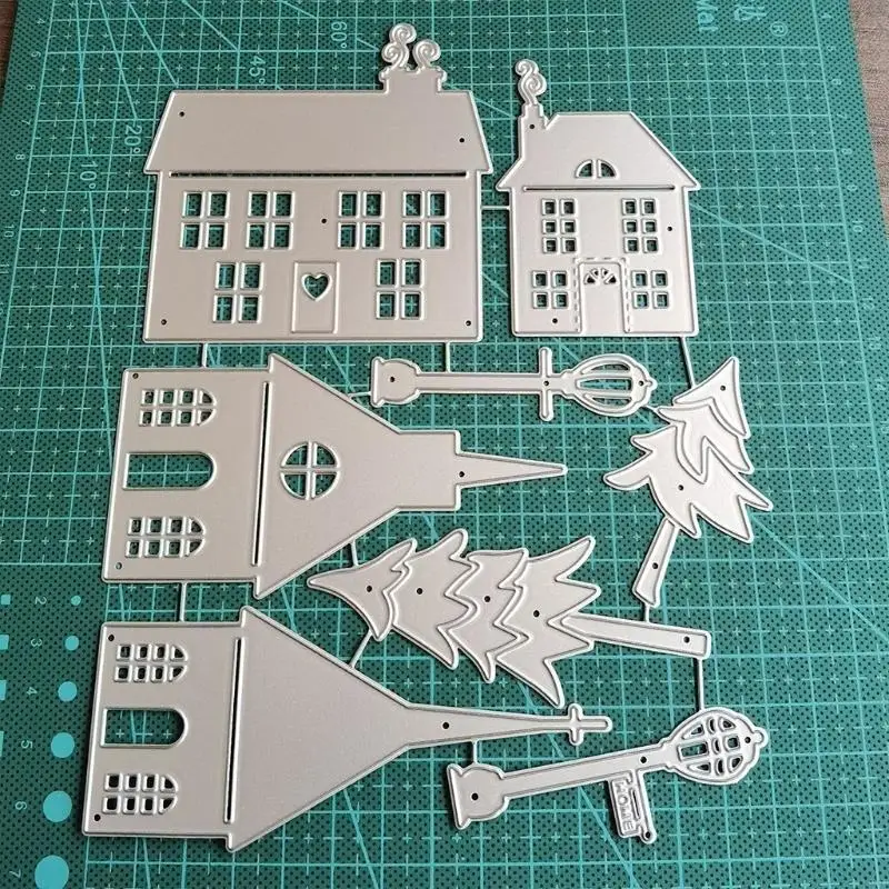 

R66A House Metal Cutting Dies Stencil Die Cut DIY Scrapbooking Album Paper Embossing