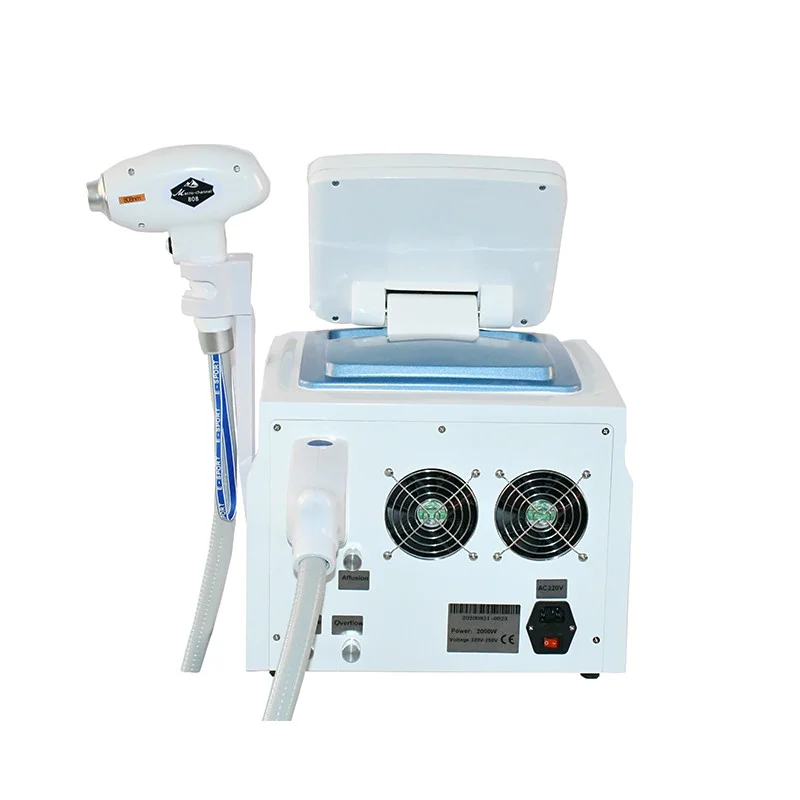 Portable 808nm Diode Laser Hair Removal Machine Support Customization Laser Diodo Machine With 755nm 808nm 1064nm 3 wavelength