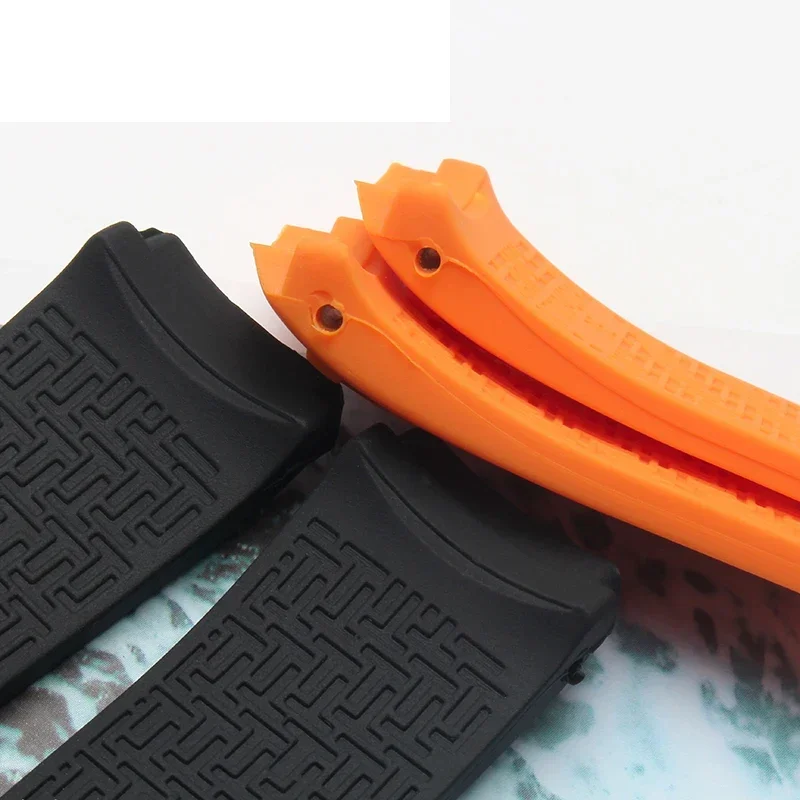 Silicone Watch Band  Fit for Tissot T-TOUCH T013 T047 20mm 21mm Black Orange Sport Waterproof Rubber Watch Strap T091 T013420A