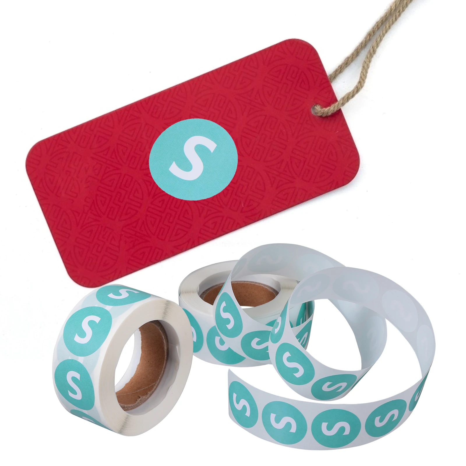 

2-рулонные наклейки для одежды, практичные маркеры, круглые бумажные наклейки для идентификации одежды