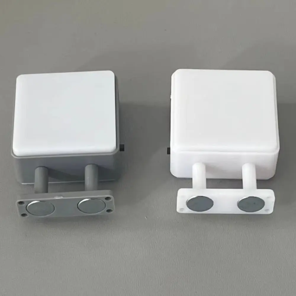 With LED Lights Fridge Sticker Round Square Mini Refrigerator Magnet Light Sign Plastic Magnetic Fridge Decoration Magnets