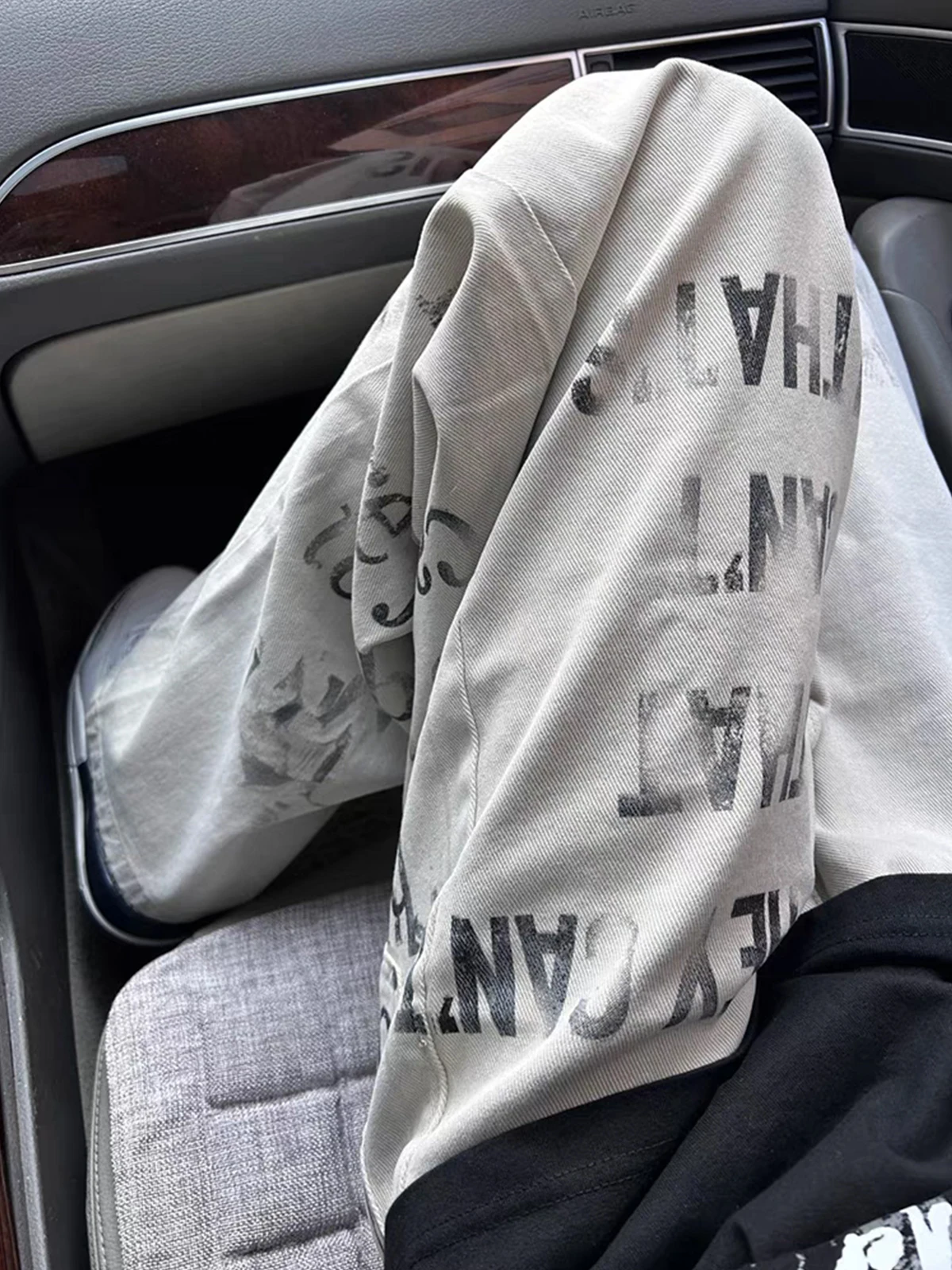 

Men's fiti Waed Denim Jeans Straight Leg Loose Fit Spring Autumn White ey Vintage American Sle Casual Straight Leg ...