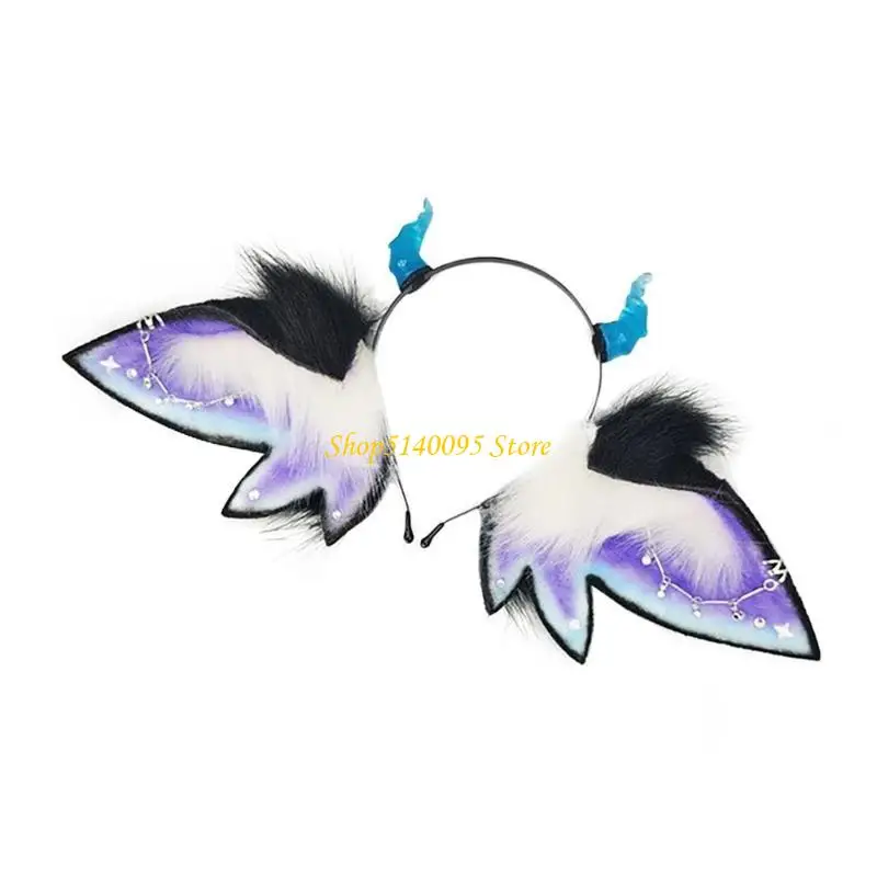 Dxae cartoon katten hondenoren kostuum accessoire cosplay cosplay haar accessoires thema feest hoofdband voor festivals en
