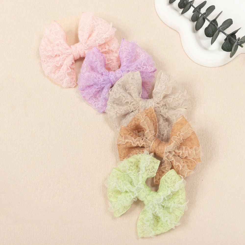 

Princess Lace Bowknot Hair Clip for Baby Girl Kawaii Style Side Clip Baby Hair Accessories Kids Headwear for Girls