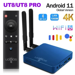 UGOOS UT8 PRO TV BOX 8GB 64GB RK3568 Android 11.0 WIFI 6 1000M LAN BT5.0 Set Top Box 4K Media Player VS AM7 AM6B Plus Smart BOX