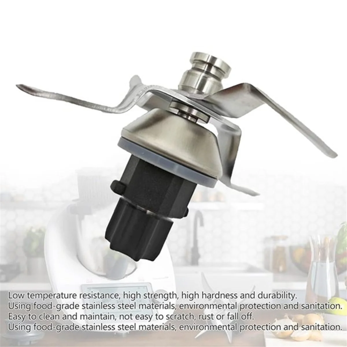 Stainless Steel Blender Blade for TM31 Food Processor Mixing Knife Replacement