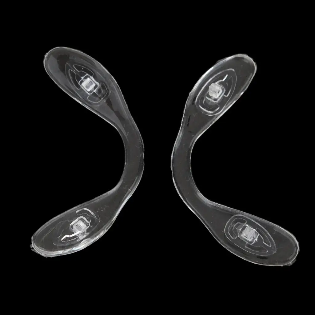 Replacement Nose Pads Silicone Material Non Slip Glasses Pad for Eyewear Conjoined Optic PVC Stipule