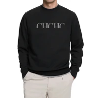 Otoño Invierno nuevas sudaderas con capucha para hombres sudaderas casuales sudaderas con capucha para hombres jersey con cuello redondo ropa de calle Tops sólidos sudaderas con capucha de moda para hombres