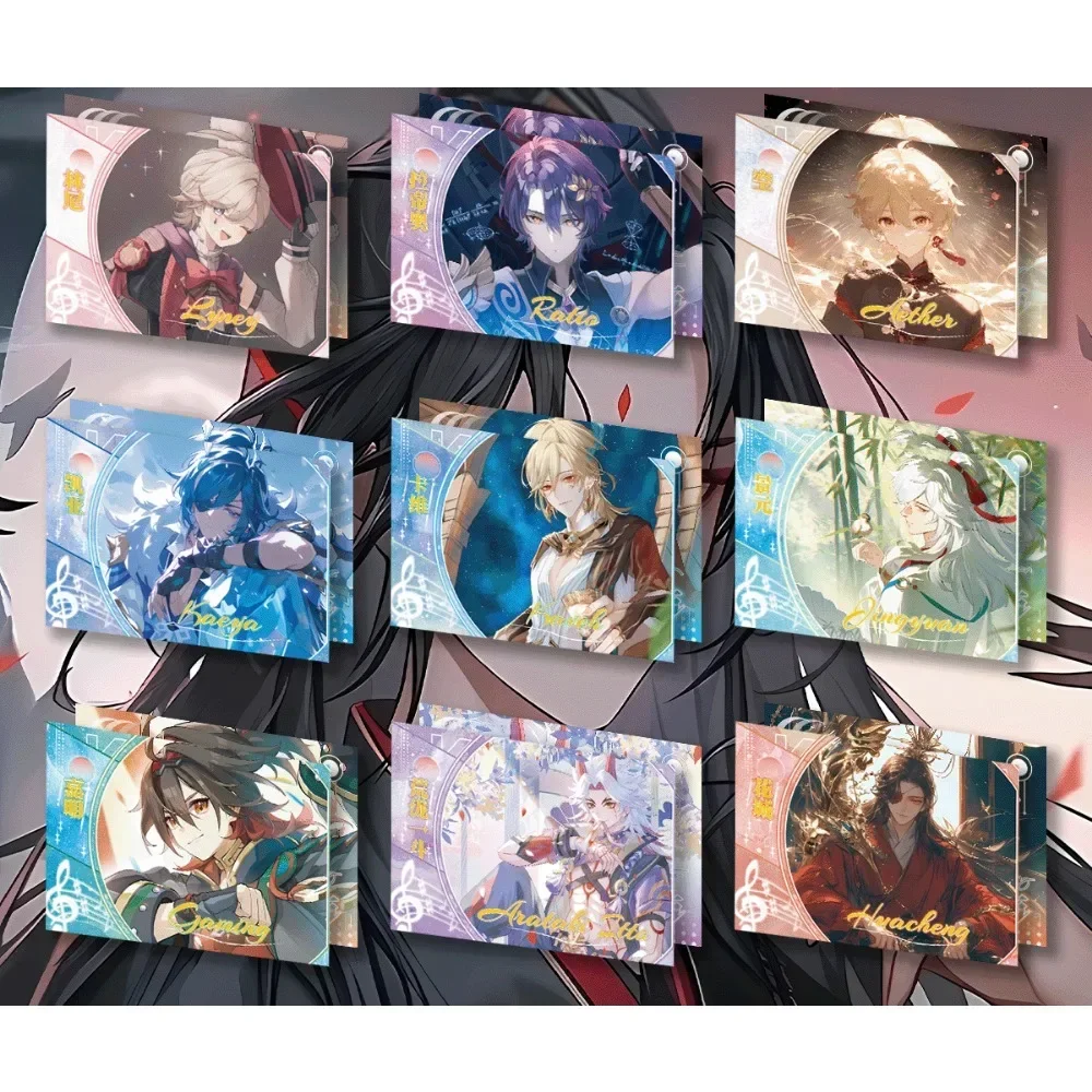 Commerci all\'ingrosso collezione di carte di storia di dio maschile giochi di Anime Honkai Star Rail temi multipli carta squisita Doujin giocattolo