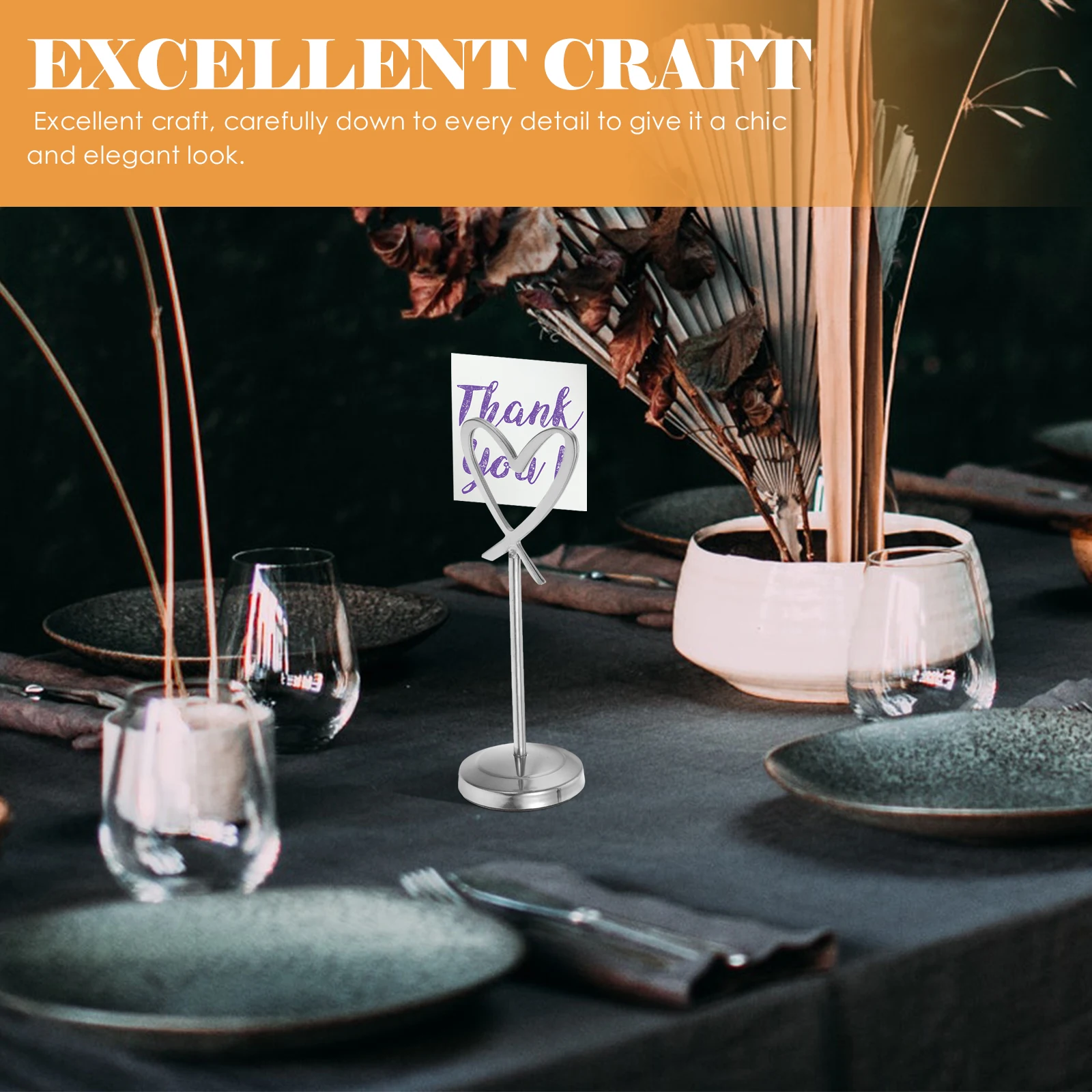 

Card Holder Table Number Stand Place Card Holder For Wedding Banquet Home Office Picture Holders Table Memo Clip