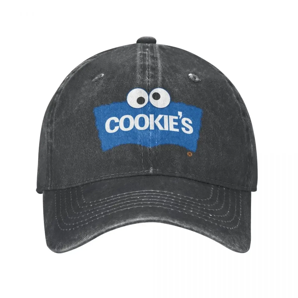 Cookie Monster Merch Men Women Baseball Caps Distressed Washed Caps Hat Vintage Outdoor Activities Unstructured Soft Headwear