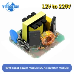 40W Step UP Power Module 12V To 220V DC-AC Boost Inverter Modules Dual Channel Inverse Converter Booster Modul Power Regulator