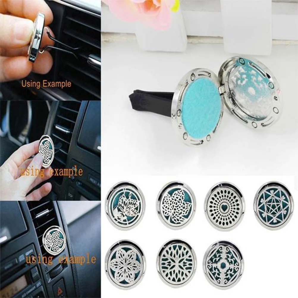 

20Pcs Refill Pads for Diffuser Necklace 30mm Fiber Cotton Thick Absorbent Pads Replacement for Essential Oil Locket Pendant