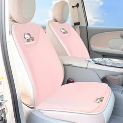 Sanrio Car Seat Cushion Lumbar Pad Plush Seat Cover Car Interior Protective Cushion Cartoon Hello Kitty Car Accessories Gift