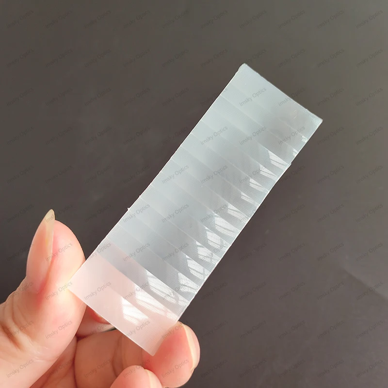 73.8X26.2mm Optical PIR HDPE Human Body Infrared Sensor Fresnel Lens PIR Lens 16m Sensing Distance Focal Length 25mm