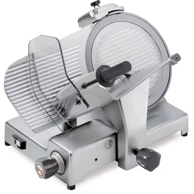 High Efficiency Beef Pork Meat Cutter Commercial Stainless Steel 220MM Frozen Meat Slicer