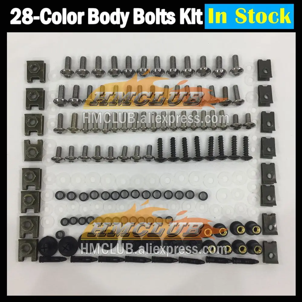 268PCS Fairing Bolts Screws Kit For KAWASAKI NINJA ZX 6R ZX-6R