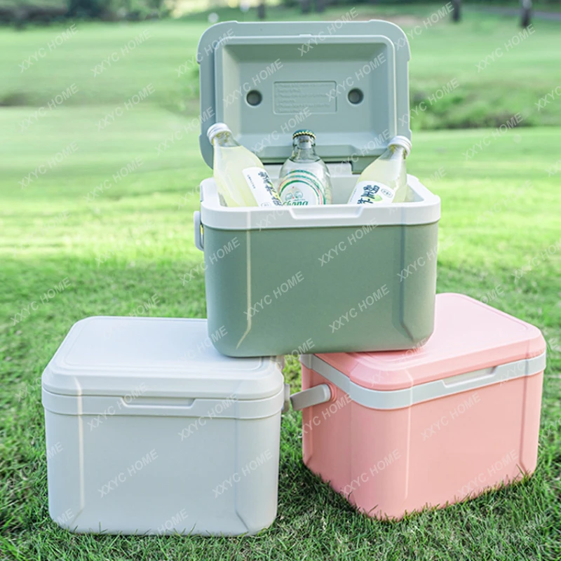 Refrigerator Outdoor Commercial Stall Portable Vehicle-Mounted Home Use Ice Cube Ice Bucket Food Cold Preservation Box