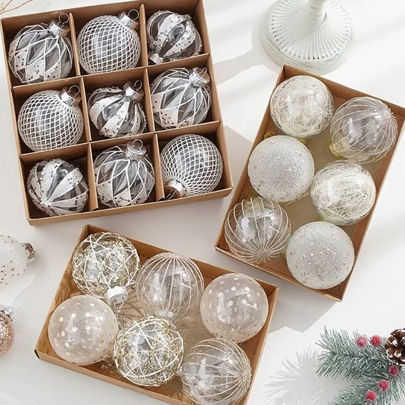 

Christmas Decoration Scene Layout Tree Hangings Festive Items Dress Up Christmas Dress Ball Accessories New DIY Party Supplies
